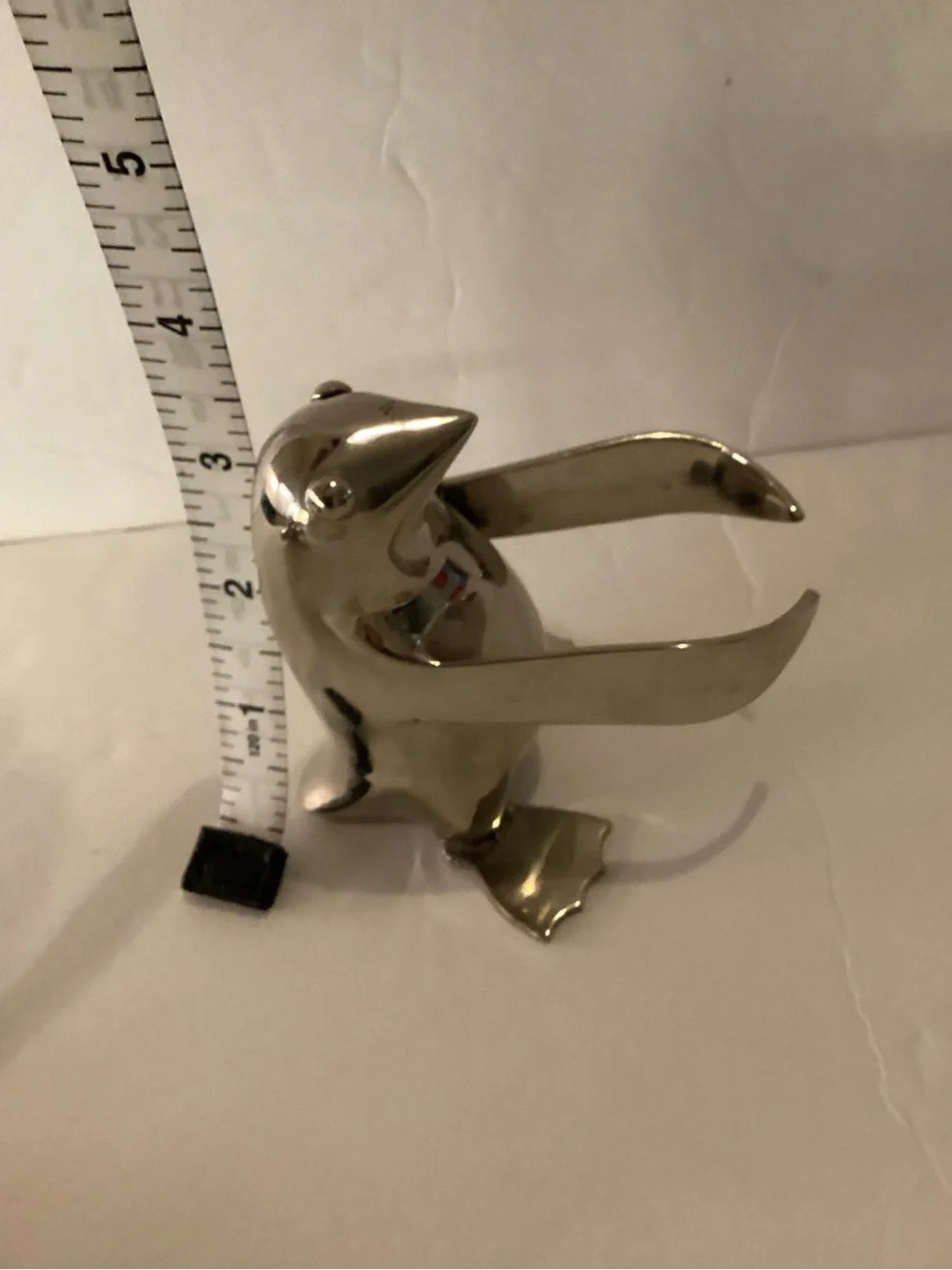 Restoration Hardware Penguin Candle Holders Silverplate Pair Modern Decor